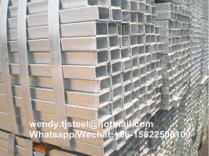 China Quality Assured bs1387 Popular Hot Dip Galvanized Square Steel Tubes/Pipes wholesale
