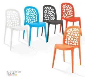 China Moon Injection Mould Thermoplastic Cafe Chair/plastic event chair/stackable cafe chair wholesale