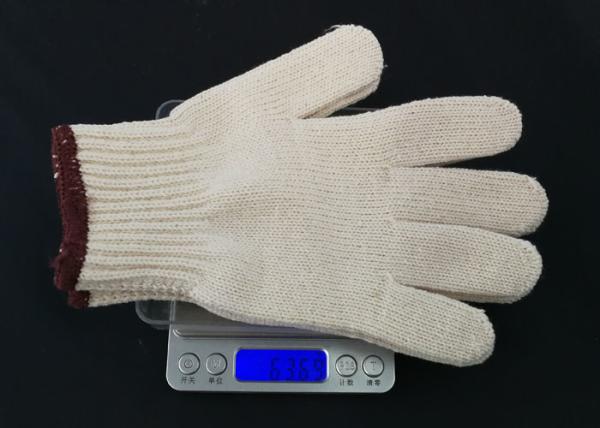 High Durability Hand Protection Gloves , White Cotton Inspection Gloves
