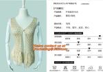 New Sweet Thin Sweater Tops, Girls Bat Sleeveless, Crochet Cardigans, Plain