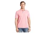 Mature Men's Casual Work Uniforms , Comfortable Grey Color Cotton Polo Shirts