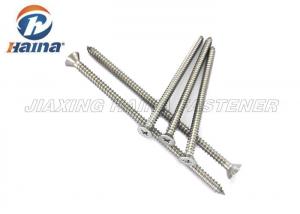 China Stainless steel 304 316 Flat Head Metal Single Thread Self Tapping Screws wholesale