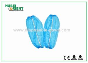 China PE / Plastic Detectable Disposable Arm Sleeves With Metal Ribbon wholesale
