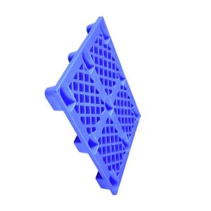 China 1200 X 800 Nestable Plastic Pallet Blue PE Rackable Logistics Transportation wholesale