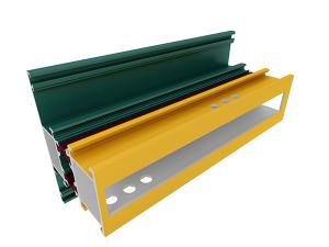 China 6061 T4 GB/T 5237 Extruded Aluminum Profiles Powder Coated 8 - 25um Anodize wholesale