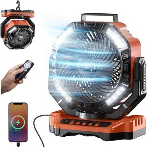 China Socool Fan 40000mAh Outdoor Camping Remote Fan Rechargeable Battery Included Versatile Personal Fan With 5 Speed Levels wholesale