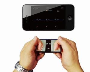 China Telecardiology Device Bluetooth ECG Event Recorder, Single-lead, Arrythmia &amp; HRV Check Monitor for Telemedicine wholesale