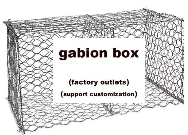 3x1x0.3m Gabion Mattress 2.7mm Net Wire Galvanized For Slope Protection