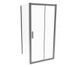 Buy cheap Stainless Steel, Gun Gray Brushed , Sliding Door With Side Panel from wholesalers