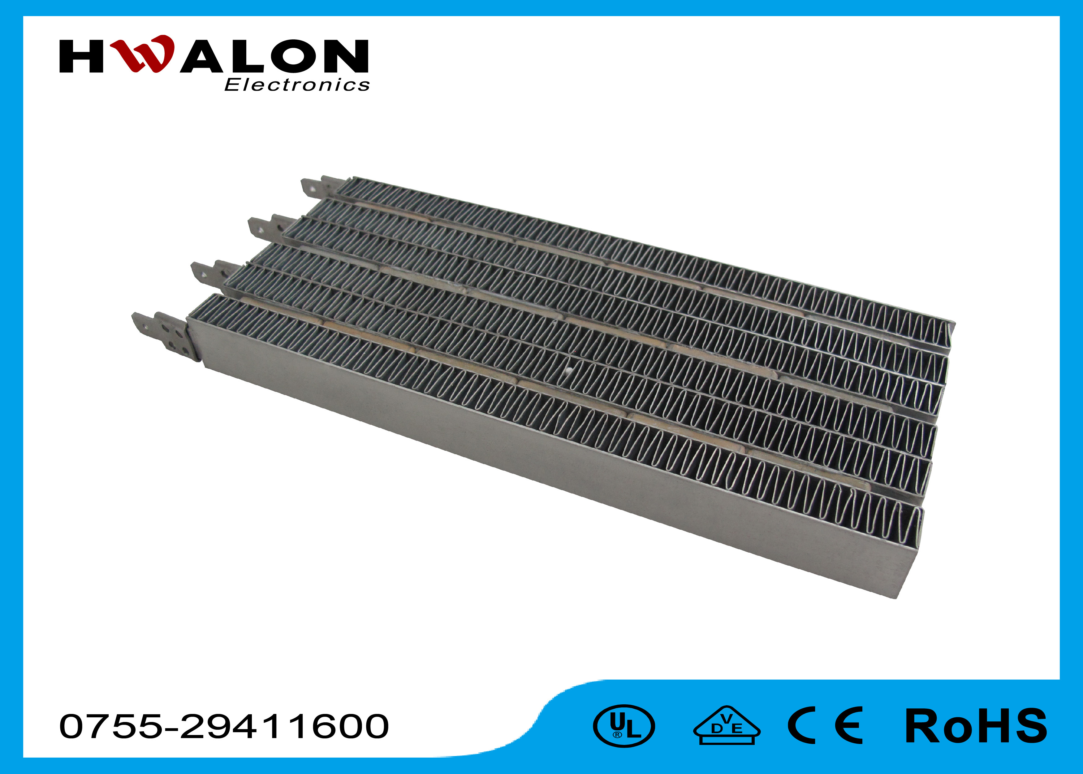 Aluminium 110 V - 240 V PTC Electric Water Heater Element For Egg Incubator
