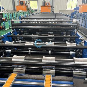 China Cameroon Popular Color Steel Roof Sheet Profile Double Layer Roof Roll Forming Machine wholesale