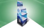 3 Shelf Home Products Cardboard Retail Display Stands Double Sided Printing
