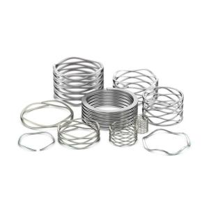 China Black Powder Coated SS304 0.06mm Linear Wave Springs wholesale