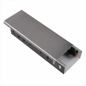 China 100kg Loading Fire Rated Durable Slotted Cable Tray Steel For Electrical Wiring wholesale