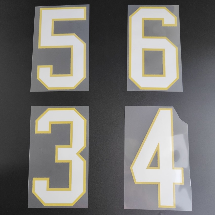 Durable Iron On Letters And Numbers Custom with no backgrounds Ready To Iron On