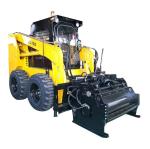 CE certified mini wheel skid steer loader with EPA and HANSA hydraulic pump