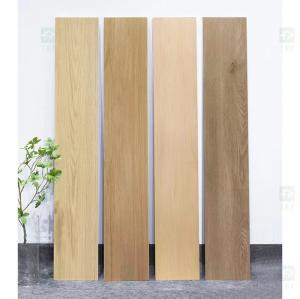 China Finish Effect Design Wood Grain Ceramic Tiles , Porcelain Plank Tile Flooring 150 X 900mm wholesale