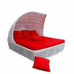 Sun Lounger Rattan Wicker Chaise Lounge Beach OEM Frame Gray Style Modern