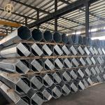 11KV 33KV Metal Power Pole Steel Transmission Pole 7.5m 9m 11m