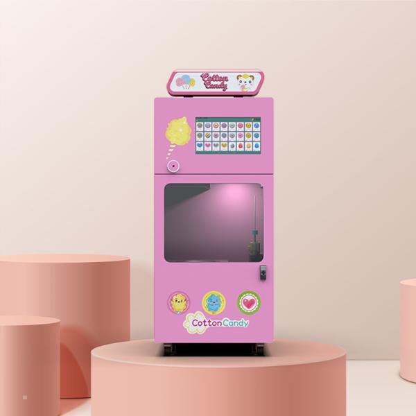 Game Park Automatic Cotton Candy Vending Machine CE ROHS With Automatic Paper