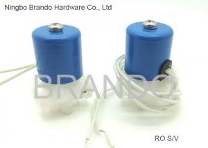 China Reverse Osmosis Parts Thread Port Light Blue Vietnam Market RO Solenoid Valve wholesale