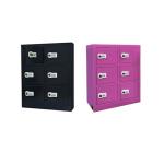 Manual Password Lock Usb Charging Cabinet Wall Mounted 6 Doors For Cell Phone