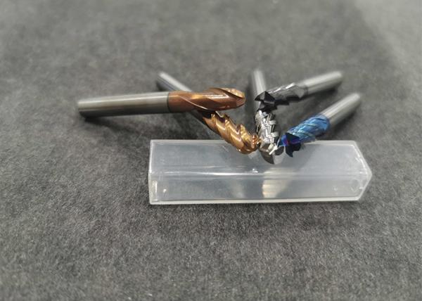 Aluminum Application Carbide End Mill Cutter For Steel / Carbon Steel /