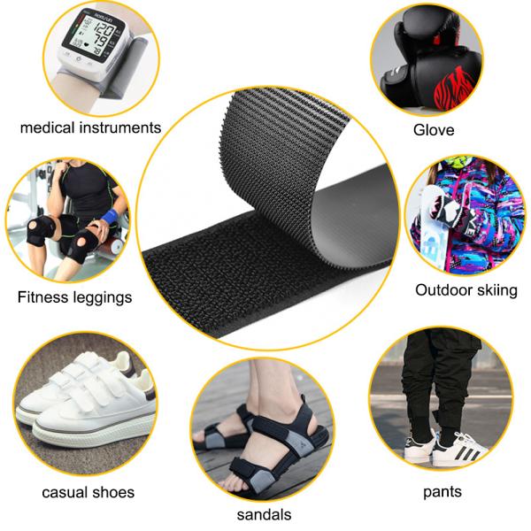 polyester fabric hook Loop tape for garment accessories magic Straps magic fastener tape