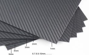 China High Density Carbon Fiber Products Solid Carbon Fiber Sheets 0.2mm - 6mm wholesale