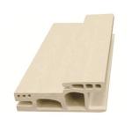 Hotel Wood Texture PVC/WPC Doors and Windows Frame Profile with Customizable