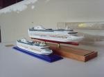 Hand Painted Wooden Ship Models , Princess of the heyday Cruise Ship Model