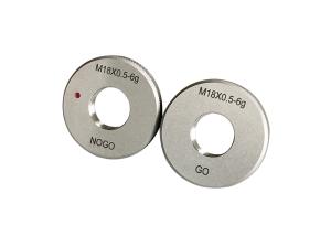 China Range M18 Metric Thread Ring Gages GO And NO GO Types wholesale