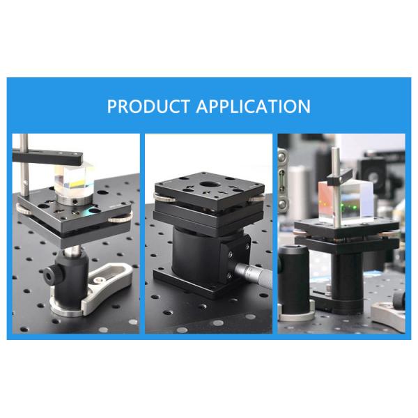 Manual Horizontal Tilt Dual Axis Fine Adjustment Chamber Positioning Stage