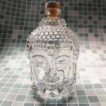 Buddha Head Shape Empty Glass Wine Bottles Unique 750ml For Vodka / Whisky With