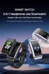 New 2 In 1 Headphones And Smartwatch Health Tracker ECG Measurement Smartwatches