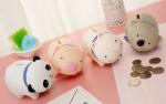 Small Size 13x15cm Money Piggy Bank CE FCC ROHS certification