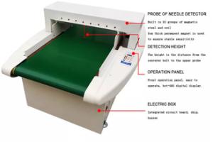China 25m/min Food Metal Detector , Auto Conveying Garment Needle Detector wholesale