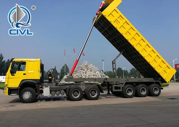 NEW 12 TIRES Heavy Duty Side 3 Axles 60 - 80 Tons Semi Trailer Dump Truck