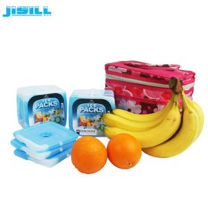 China Rigid Plastic Lunch Ice Packs Food Grade HDPE Outer Material With Carton Package For Food Frozen wholesale