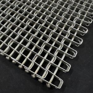China 304 316 Stainless Steel Honeycomb Mesh Conveyor Belt For Food Industry wholesale