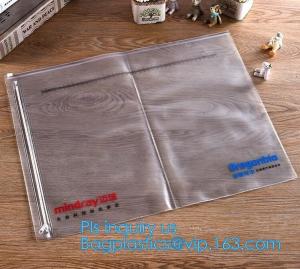 China plastic slider garment bag, packaging for shirts/clothing/underwear, Zip lockk slider travel toothbrush toothpaste bag wholesale