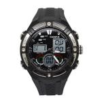 Dual time analog waterproof mens digital watches , fashion digital sports watch