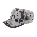 Customizable Military Canvas Hat Pre Curved PU Leather Binding