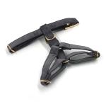 Dog Velvet Collar Leash Harness Set Luxury Collar Set Pet Leash Poop Bag OEM ODM