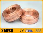 Copper Coated Flat Stitching Wire 2.1mm By 0.82mm Size For Corrugated Carton
