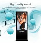 Free Standing Digital Display Screens , LCD Advertising Display Monitor