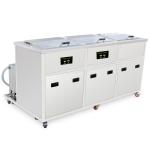 3 Tank Injection Blow Molds Ultrasonic Washing Device , Ultrasonic Cleaning