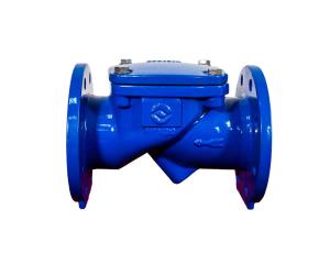 China OEM Rubber Seat Cast Iron Check Valve With Counterweight Corrosion Resistant wholesale