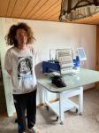 Free shipping dahao A15 single head computer embroidery machine 450*650mm high