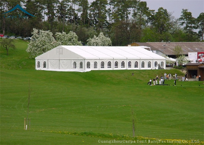 Wide Space 20 x 30 Beautiful Wedding Tents Colorful Decorations / Carpet PVC Fabric